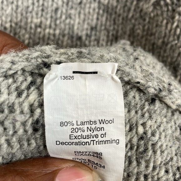 J Crew Women S Lambwool Blend Pullover Gold Side Strips Crew Neck Casual Sweater - Picture 7 of 8